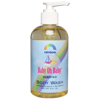 Rainbow Research Baby Oh Baby Herbal Body Wash, 8 Fl Oz