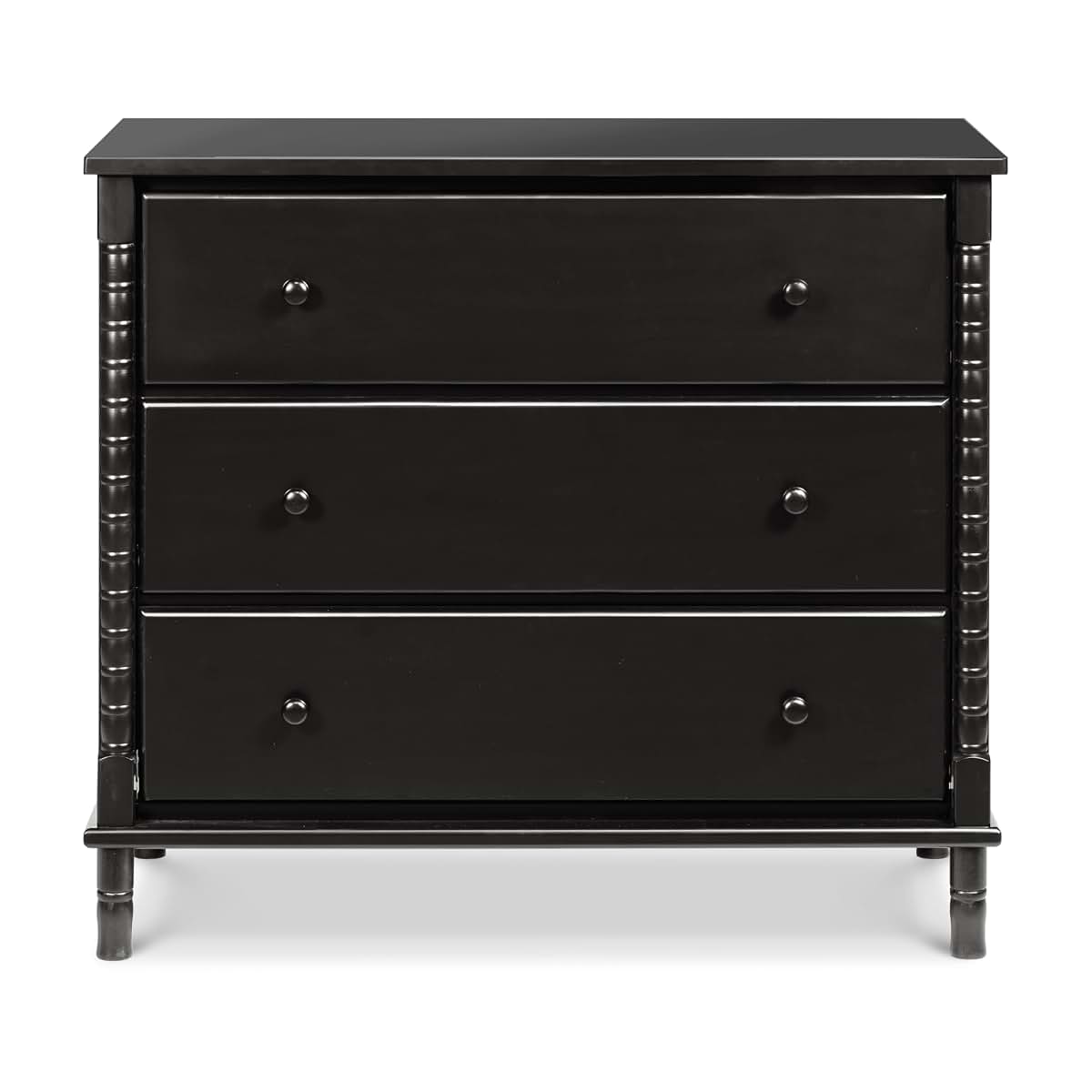 DaVinci Jenny Lind Spindle 3-Drawer Dresser in Ebony