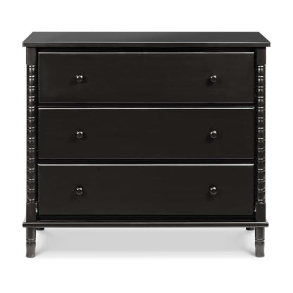DaVinci Jenny Lind Spindle 3-Drawer Dresser in Ebony