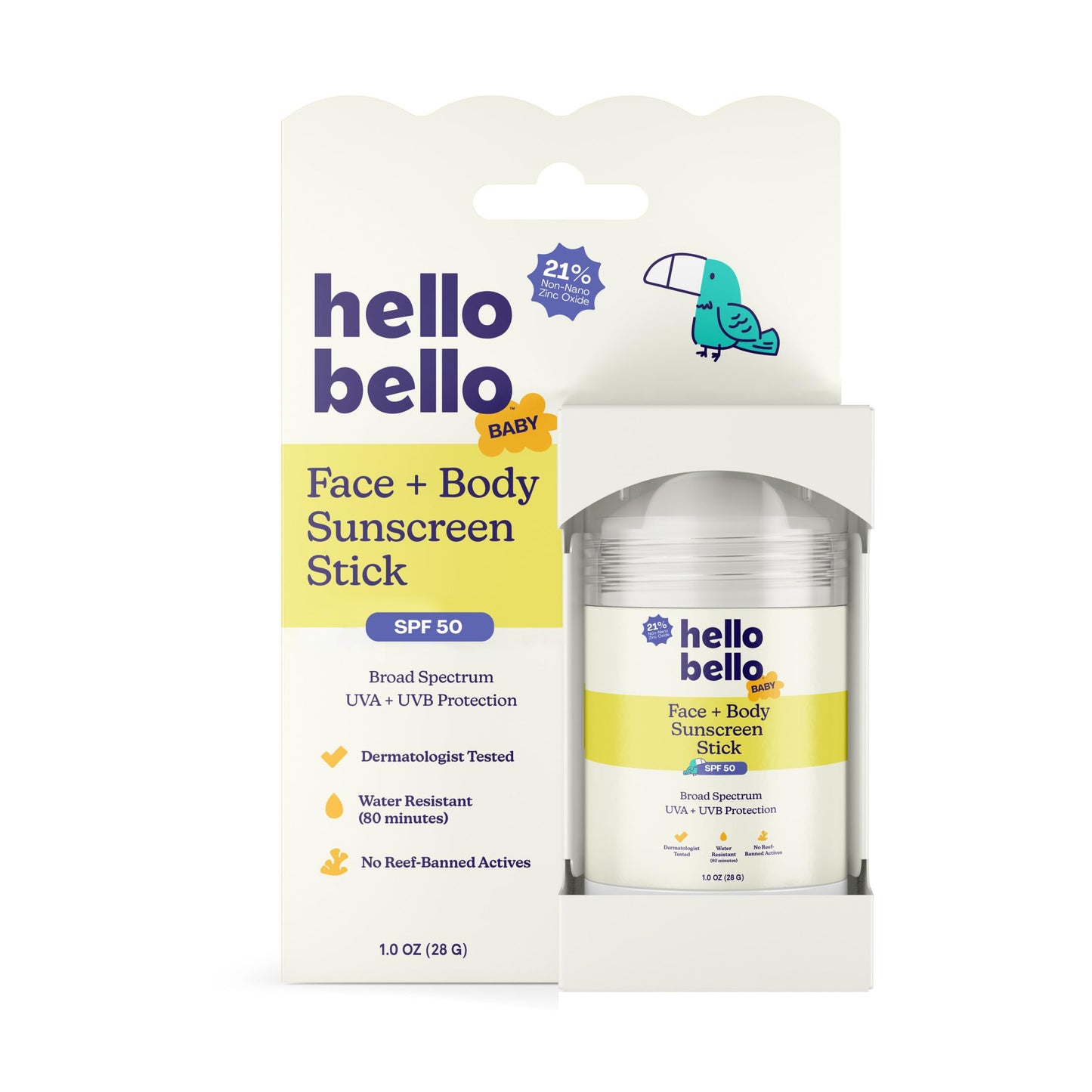 Hello Bello Baby Mineral Sunscreen Stick SPF 50