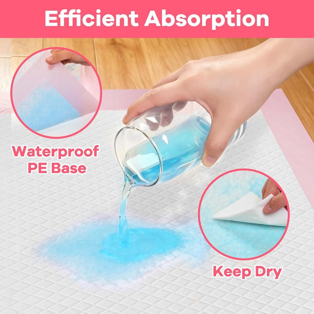 Rocinha Disposable Changing Pads for Baby | Waterproof Underpads