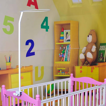 Molkasia Adjustable Crib Canopy Holder Rack For Mosquito Nets