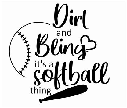Softball Quotes Home Wall Sticker | DIY Baseball Art Decal for Bedroom