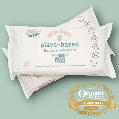 Kinder by Nature Plant Based Wipes - Biodegradable and Compostable
