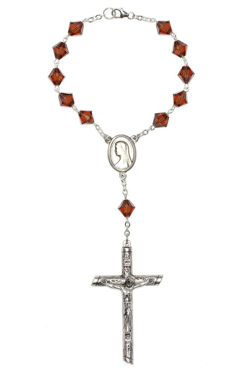 Rosaries One Decade Auto Rosary Made with Austrian Crystals/Glass (photo 2)
