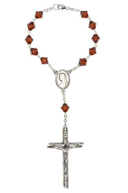 Rosaries One Decade Auto Rosary Made with Austrian Crystals/Glass (photo 2)