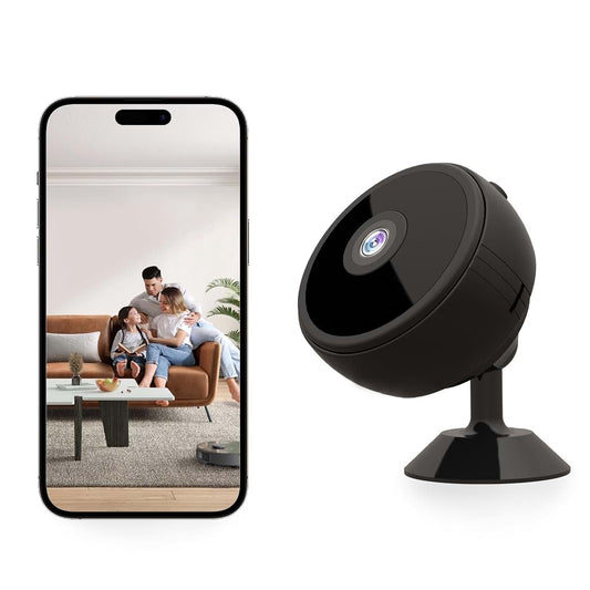 ZHENHAN Small Indoor Camera with Night Vision and Motion Detection