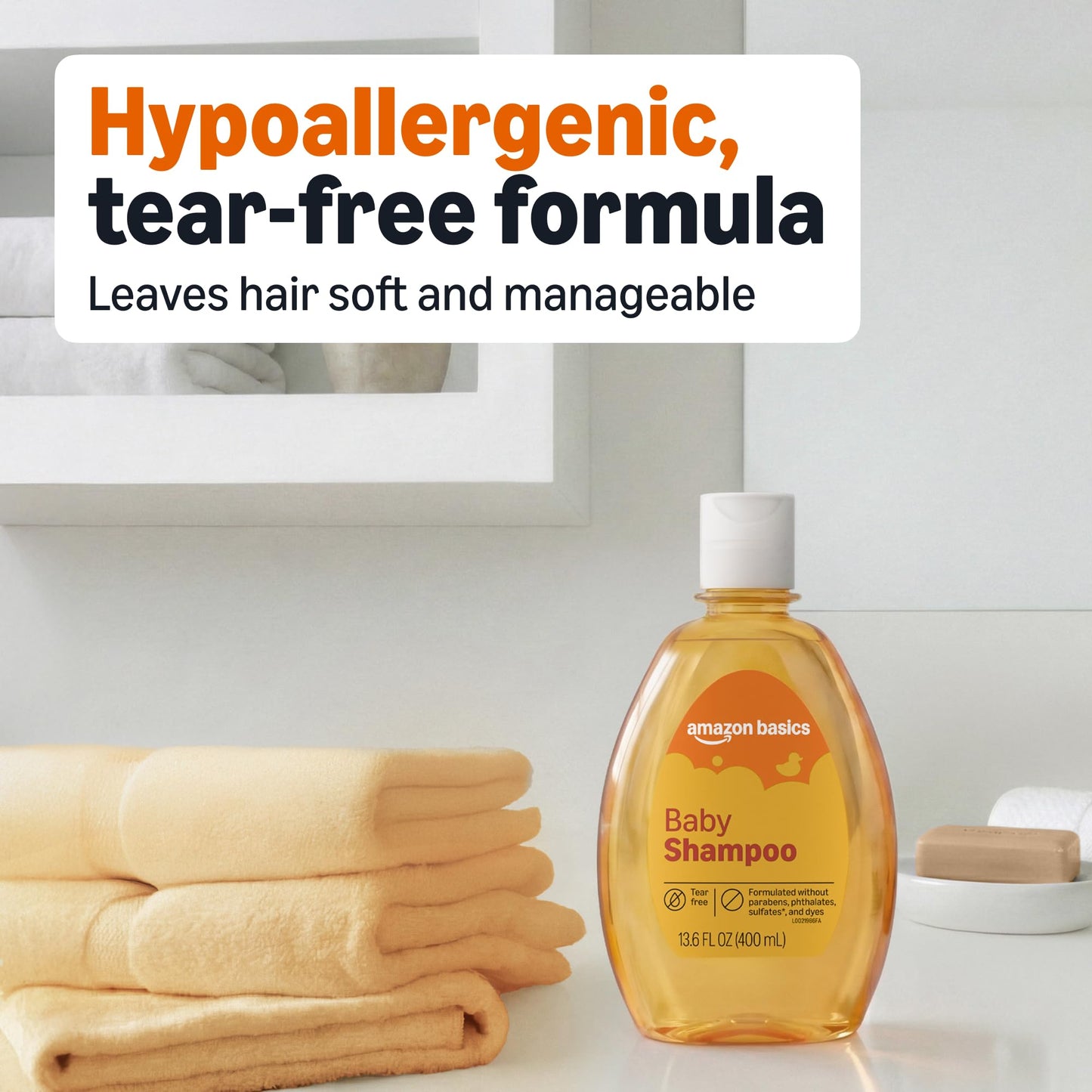 Amazon Basics Tear-Free Baby Shampoo