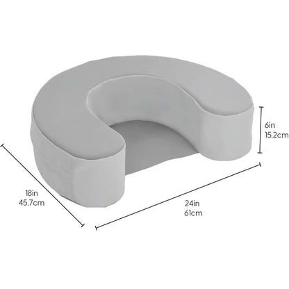 Factory Direct Partners SoftScape Sit and Support Ring for Babies and Infants - Navy/Powder Blue (photo 3)