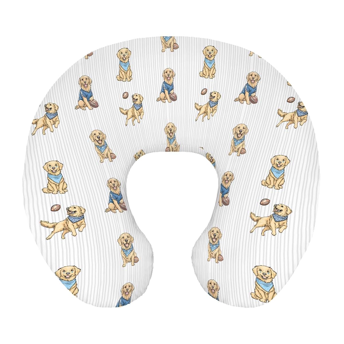 BabyOneStop Nursing Pillow Cover Vintage Golden Retriever Dog
