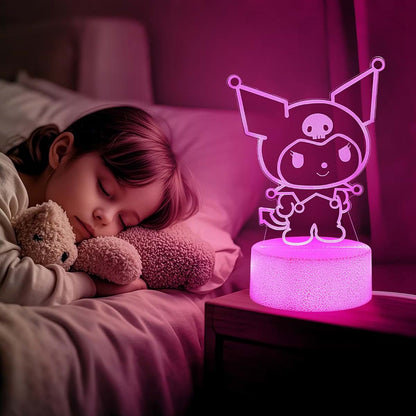 Sunduck Pink Kawaii Night Light With Corded Control (photo 2)
