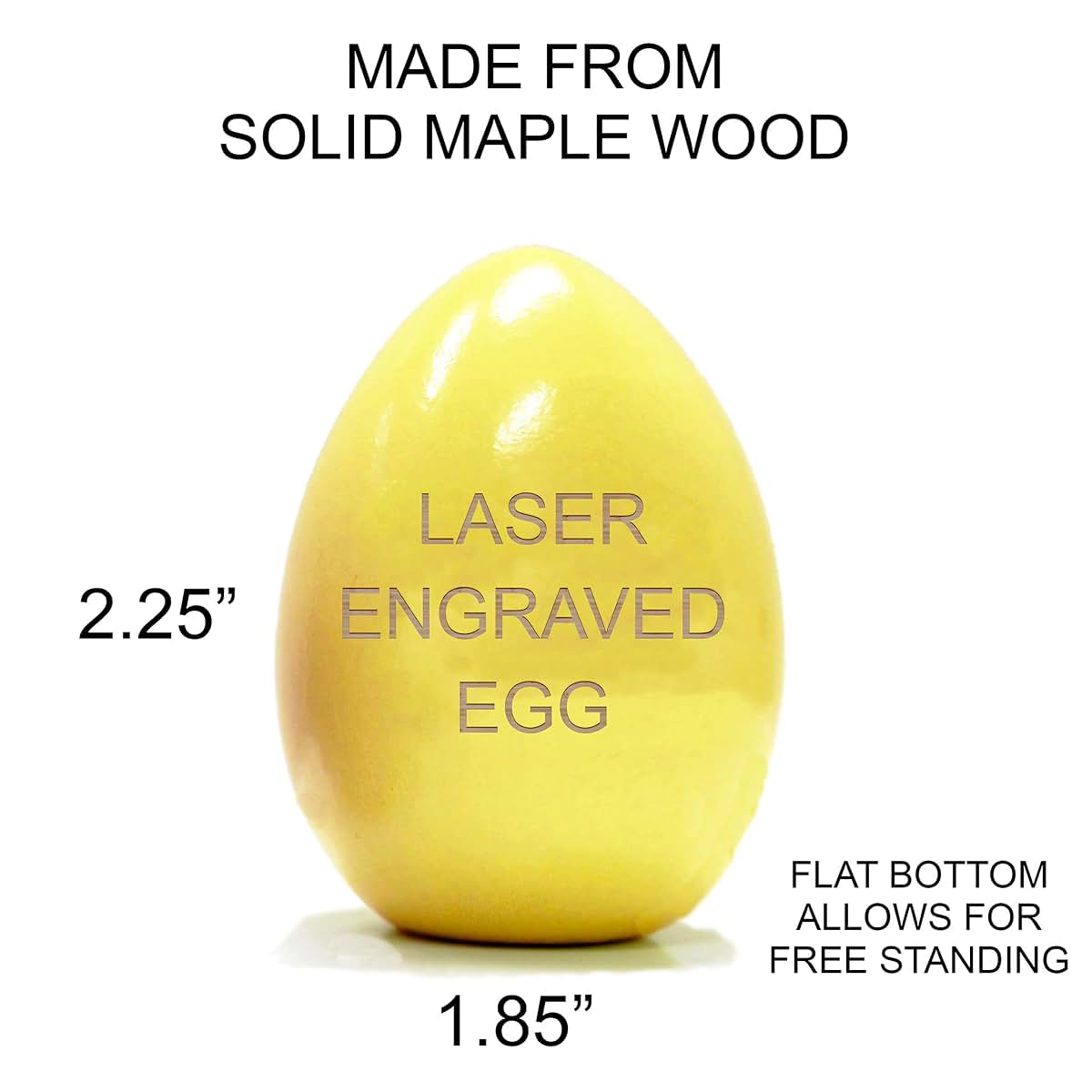 MYETCHEY Personalized Easter egg Easter basket stuffers for babies Baby Easter Easter gifts for toddlers Wood Easter (photo 4)