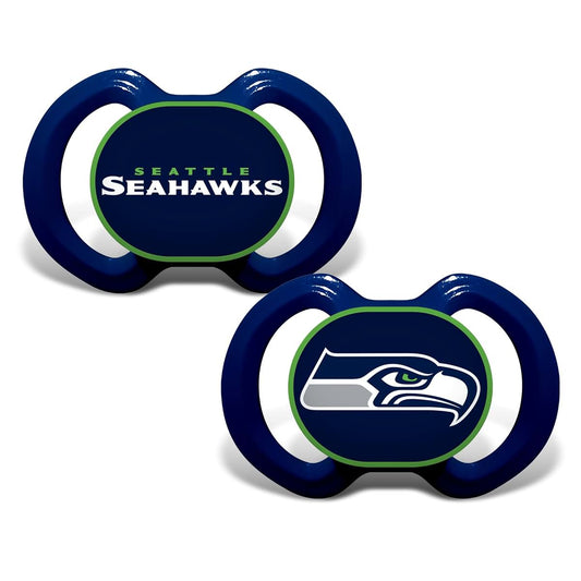 Masterpieces Baby Fanatic Seattle Seahawks Pacifier Set, 2 Count