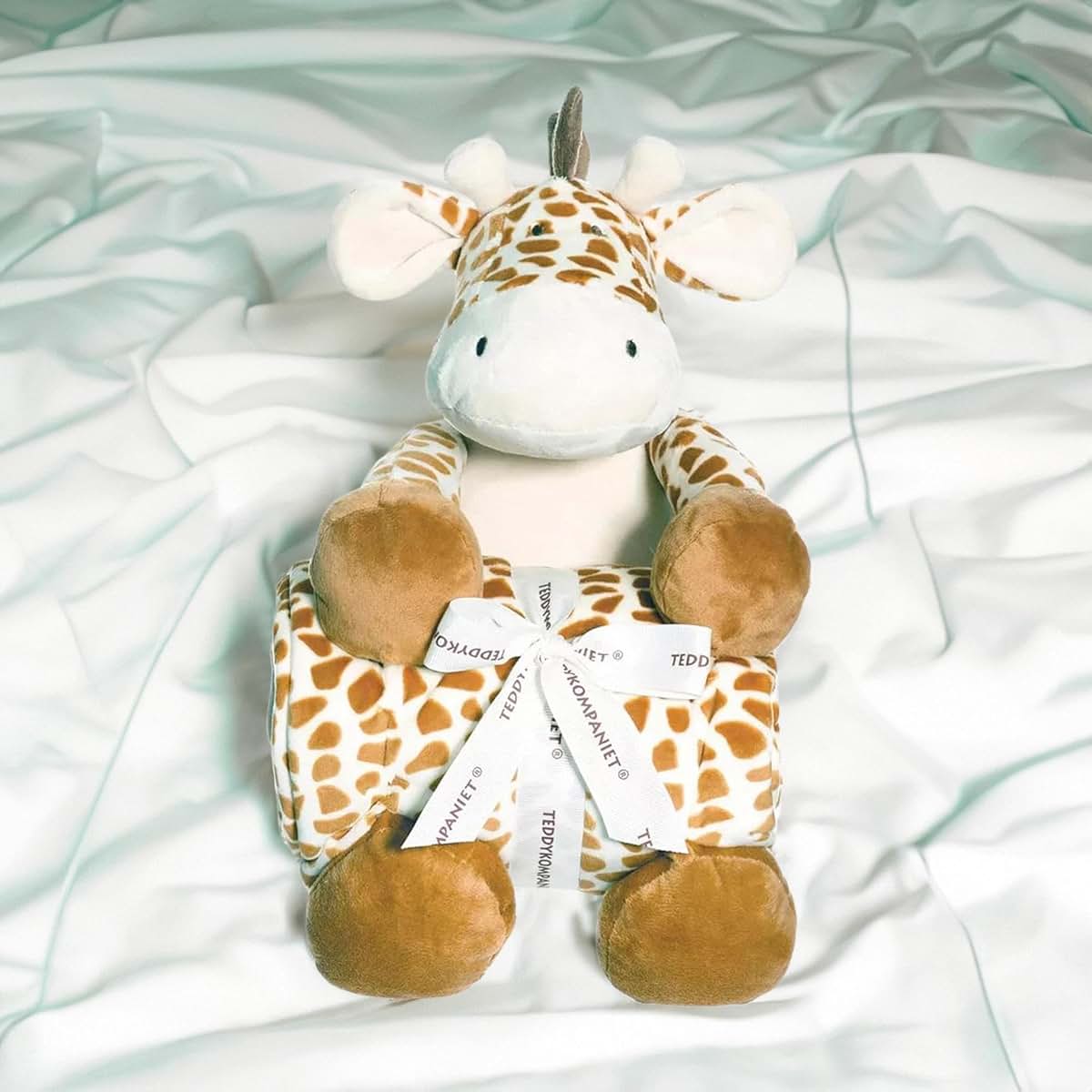 TriAction Toys Teddykompaniet Diinglisar Plush Giraffe And Blanket Set (photo 2)