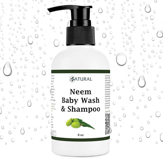 Naked Neem Baby Shampoo & Body Wash - 8 Fl Oz Liquid