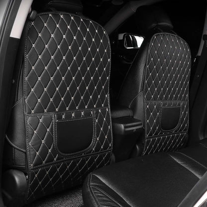 Acogedo Car Back PU Leather Rear Protector Mat (Bigger)