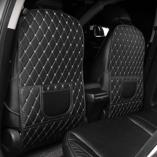 Acogedo Car Back PU Leather Rear Protector Mat (Bigger)