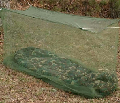 Aquinas Eagle Mosquito Net- Military Green Portable Tactical Mosquito Netting for Camping – Completely Covers a