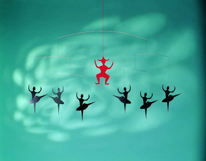 Flensted Mobiles H.C. Andersen Ballet Hanging Nursery Mobile (photo 2)