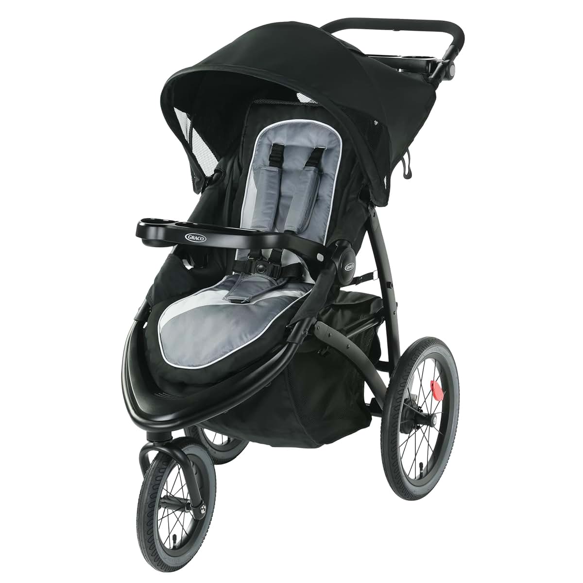 Graco FastAction Jogger LX Stroller, One-Hand Fold, ICS Compatible