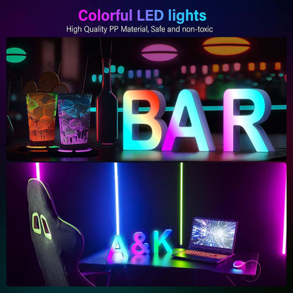 LED Letter Marquee Lights for Custom Home Decor