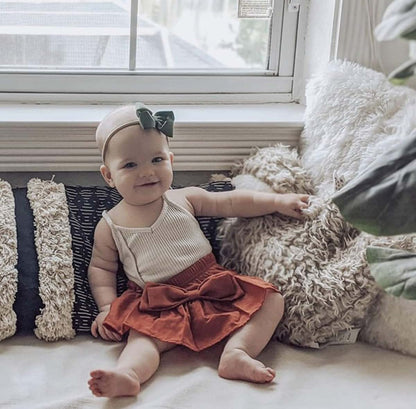 California Tot Bow Soft Stretchy Nylon Headband Set