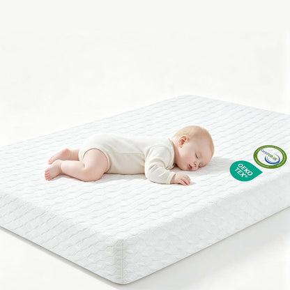 EVNOLÖWEA Pack and Play Mattress Pad, 38"x26" Dual Sided Memory Foam Pack N Play Mattresses with Removale Washable