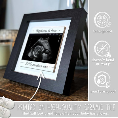 Sentiment House Ultrasound Picture Frame With Ceramic Tile