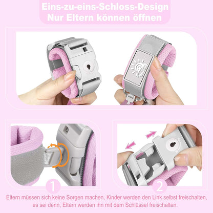 Anti Lost Wrist Link for Kids and Toddlers - Adjustable Leash