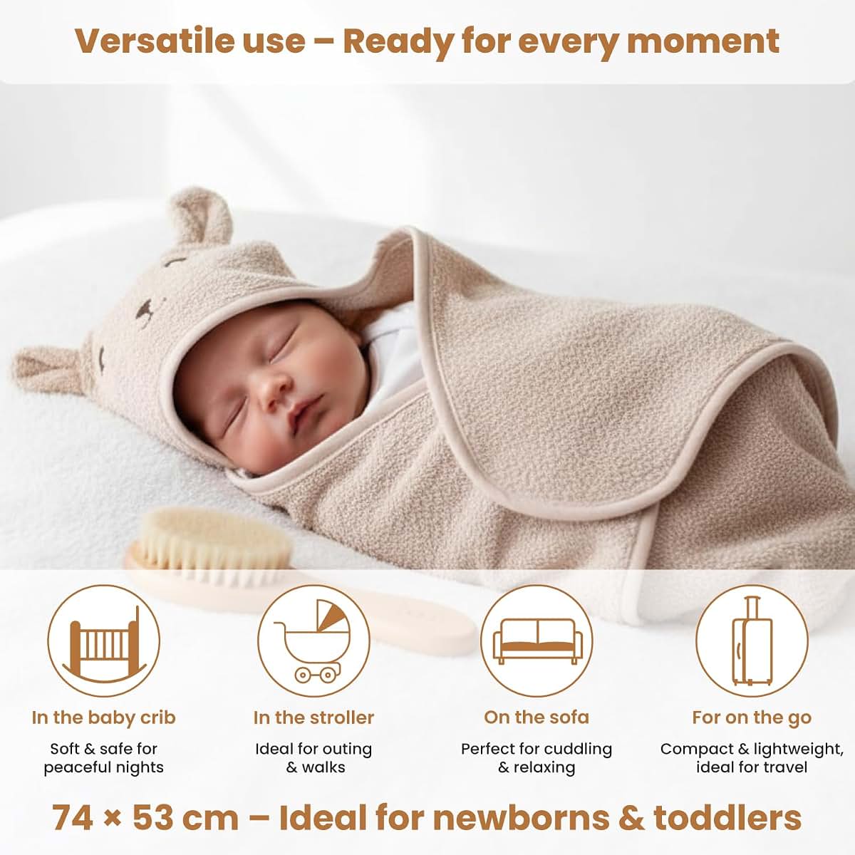 Little Dedi 3-Piece Newborn Bath Essentials Set