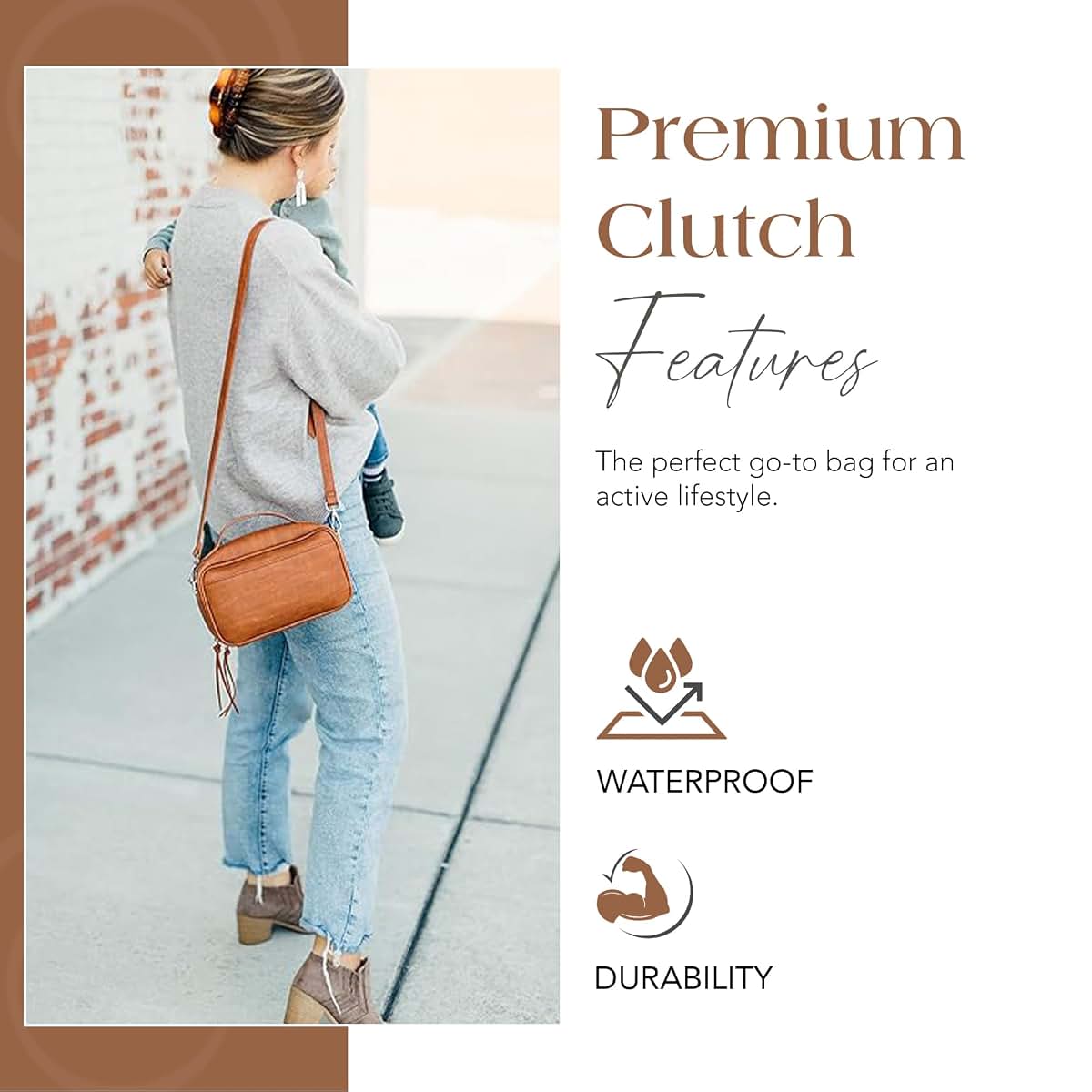 CC Citi Collective Citi Collective Diaper Bag Clutch - Stylish & Eco-Friendly Vegan Leather Solution for On-the-Go (photo 2)