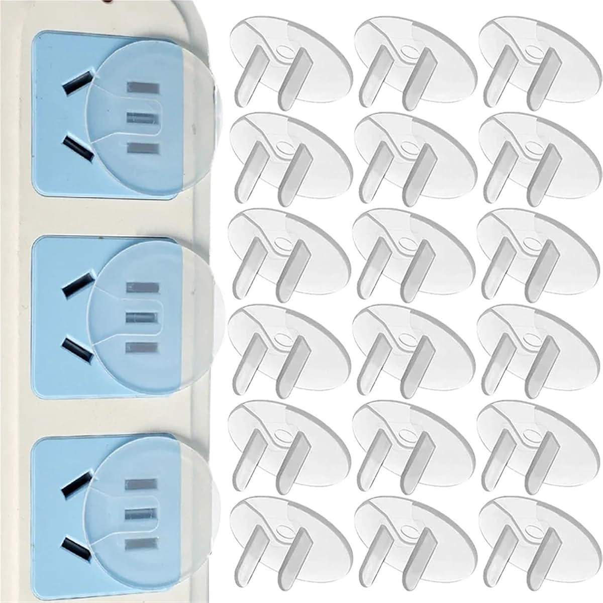 Anenog Clear Outlet Covers for US Plugs - 150 Piece Set (photo 2)