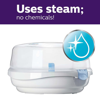 Philips Avent Microwave Steam Baby Bottle Sterilizer, 4-Bottle Capacity (photo 3)