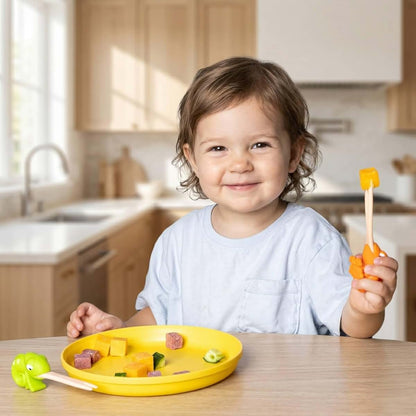 Dabbldoo Toddler Food Picks for Lunchbox, Animal Design, 2-Pack