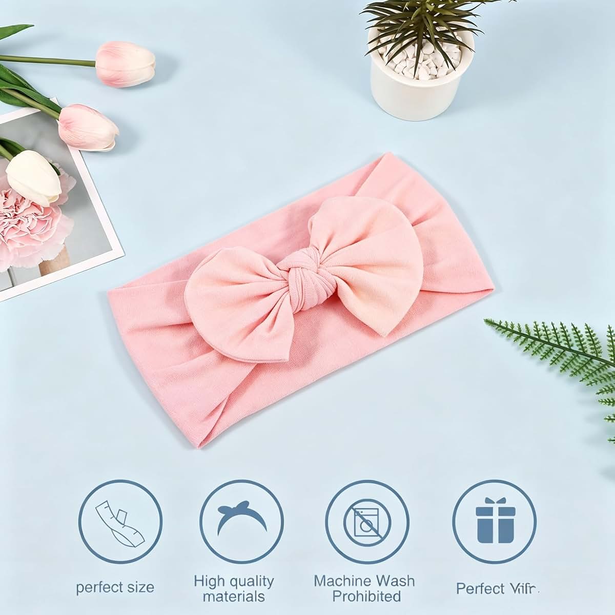 Baby Headbands Set, Soft Stretch Hair Accessories