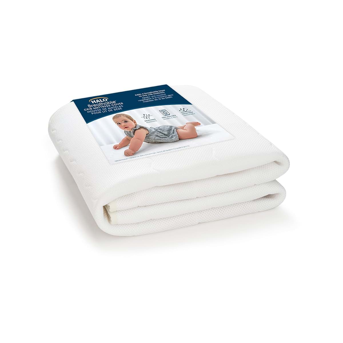 Halo Breathable Crib Mattress Cover