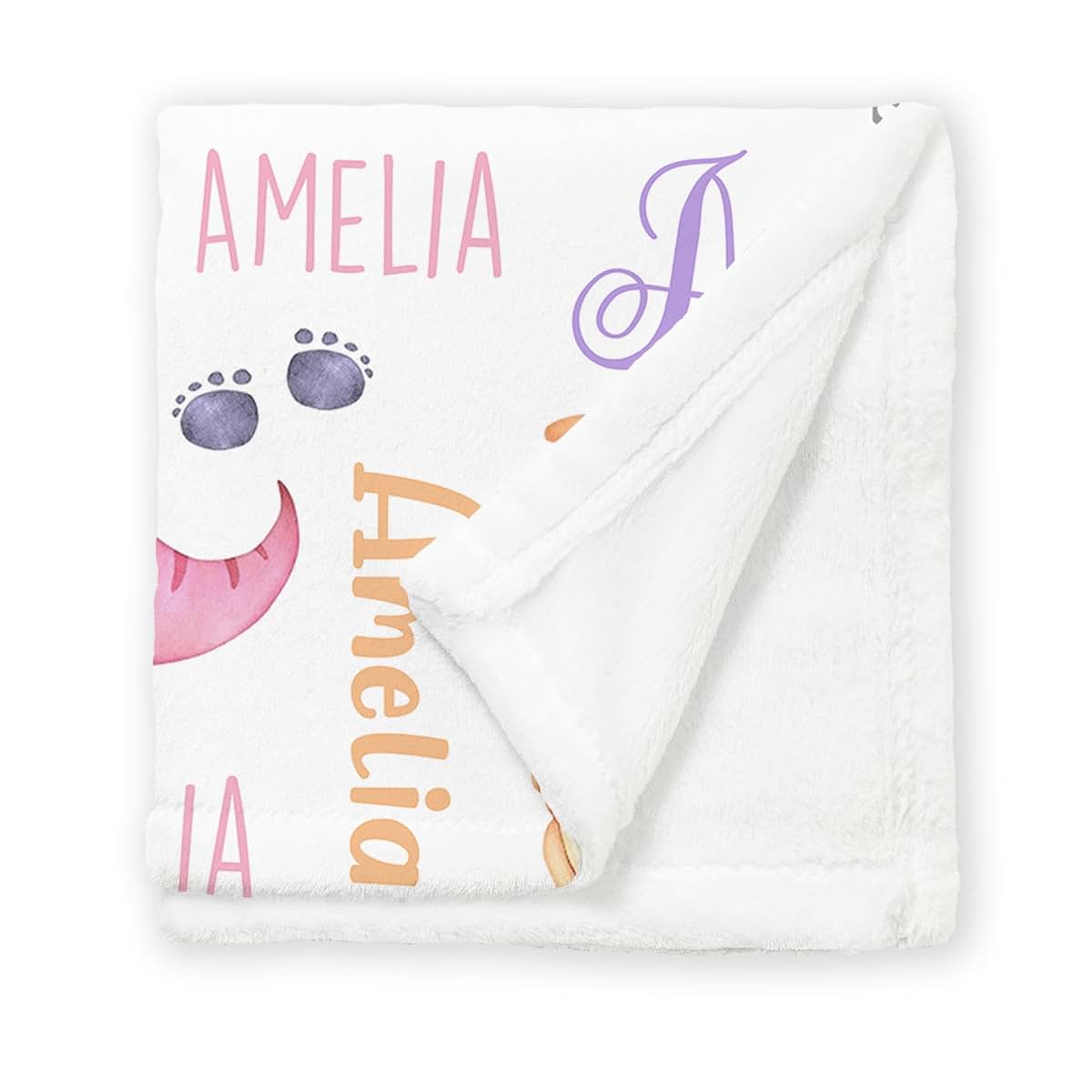 Arteaga Personalized Baby Blankets for Girls, Customized Baby Blankets for Girls, Butterfly Baby Blanket, Best Gift for (photo 3)