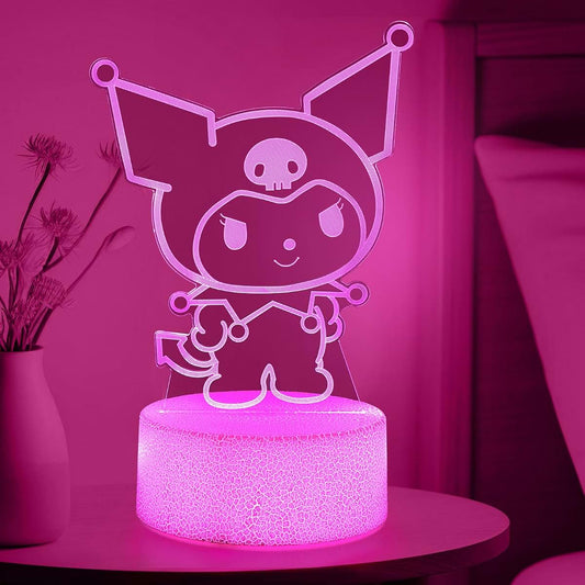 Sunduck Pink Kawaii Night Light With Corded Control