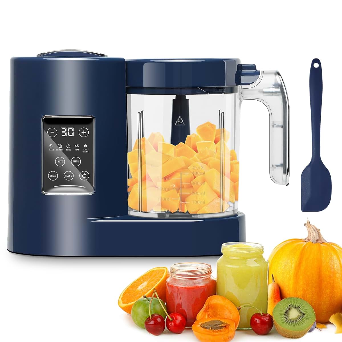 CuddleeBaby Baby Food Maker With Touch Screen Control In Blue
