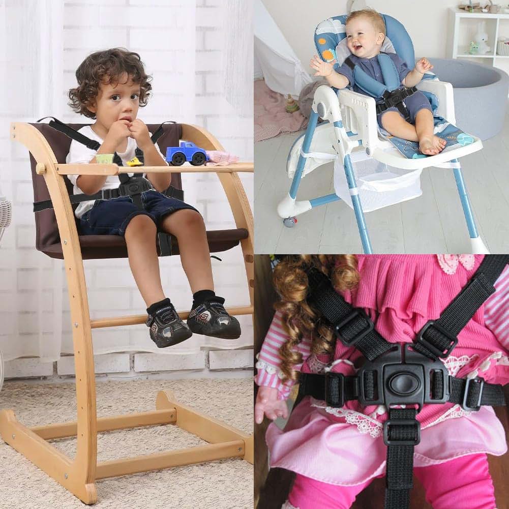 Tiiyee Universal 5-Point Stroller Seat Harness For Infants And Toddlers (photo 3)