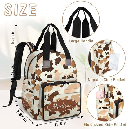 Litchora Personalized Diaper Bag Backpack with Name (photo 3)