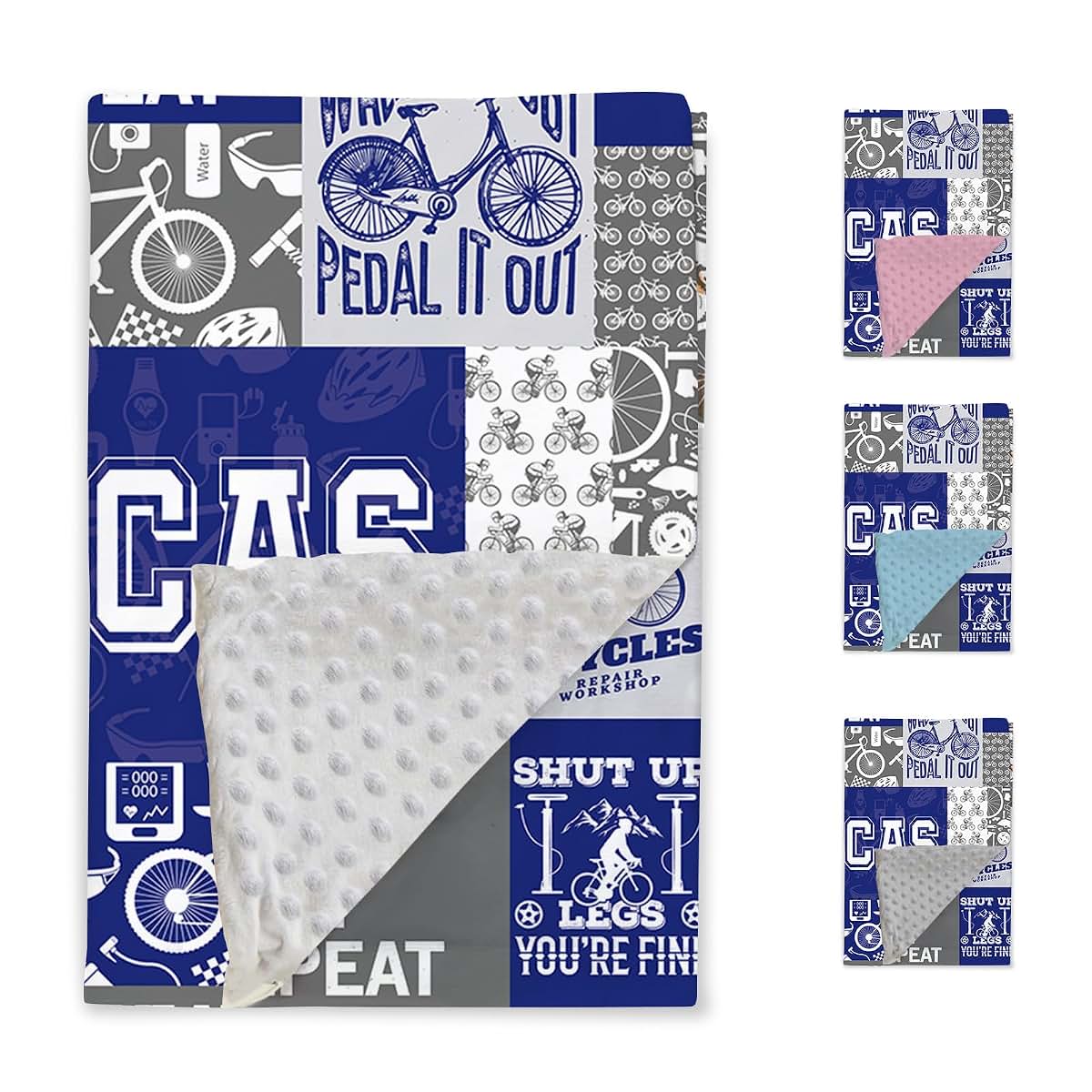 BabyOneStop Personalized Vehicle Patchwork Blanket With Custom Name