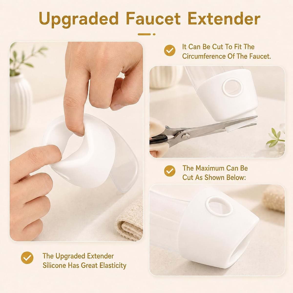 Kfhensomr Toddler Faucet Extender For Bathroom Sink (photo 4)