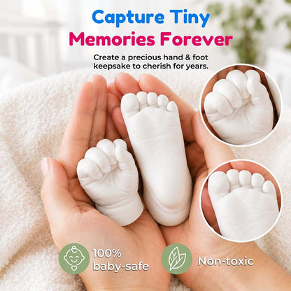 Ifeolo Baby Hand and Foot Casting Kit (2 Pack) - Wood (photo 2)