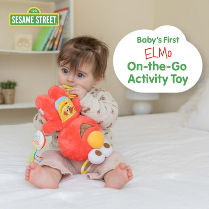 Sesame Street Elmo Activity Toy with Teether Rings and Sensory Sounds