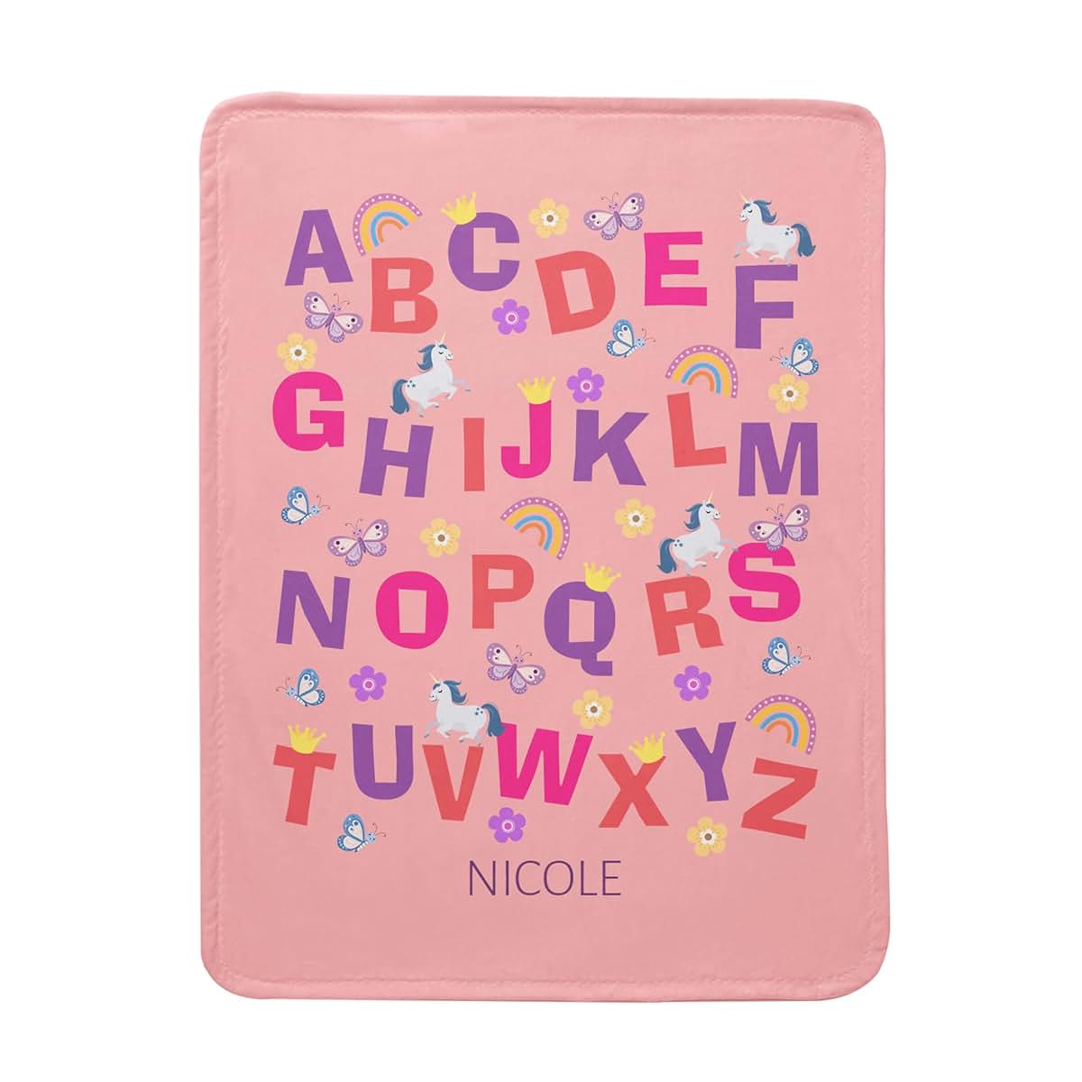 Let's Make Memories Personalized Baby Blanket - Welcome New Baby - Newborn Gift for New Parents - Add Name - Small