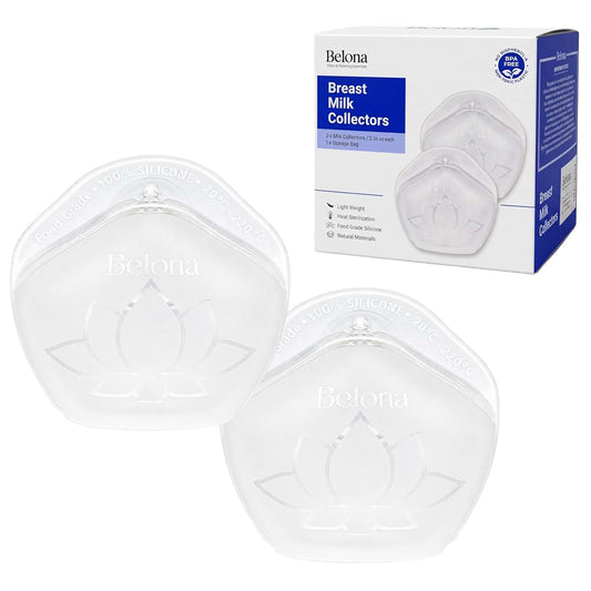 Belona Breast Milk Collector, Silicone Colostrum Collector 2 Pack