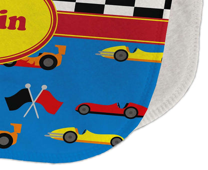 Baby Milano Personalized Racing Car Burp Cloth (photo 3)