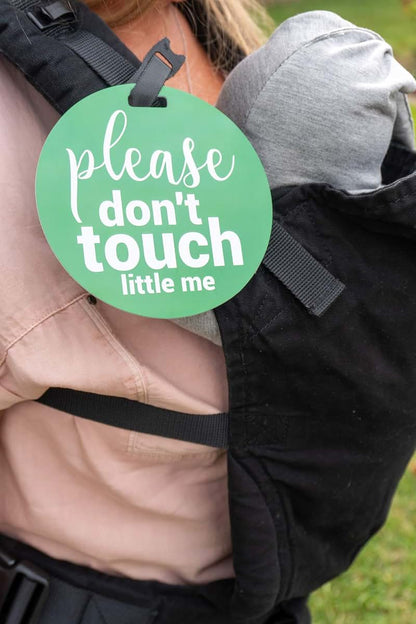 Three Little Tots Car Seat Sign Please Don't Touch Tag (photo 4)