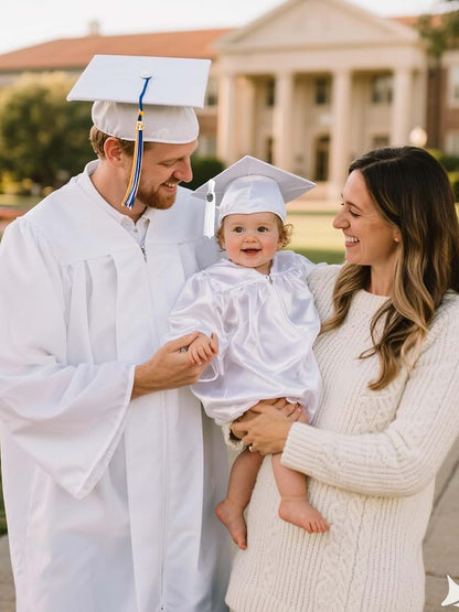 GraduatePro Baby Graduation Cap and Gown Set for Infant Toddler